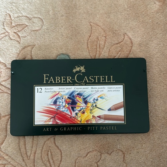 Faber-Castell Pitt Pastel Pencil Color Set of 12 - Picture 1 of 6